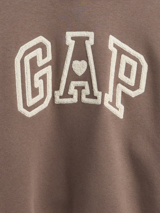 Sudadera Oversize Mangas Abullonadas con Logo