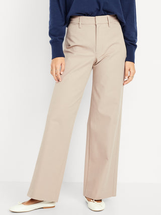 Pantalones Súper Anchos Pixie De Cintura Alta.