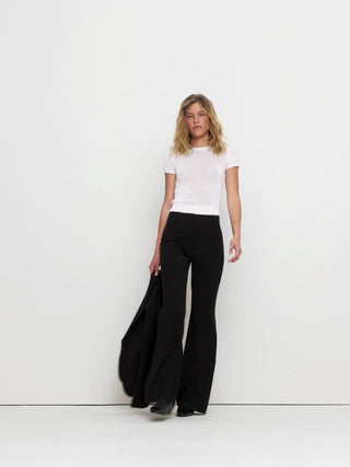 Pantalón Acampanado Talle Alto de Lana