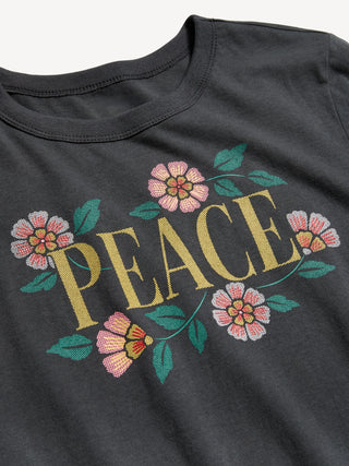 Camiseta Manga Corta con Detalle Gráfico