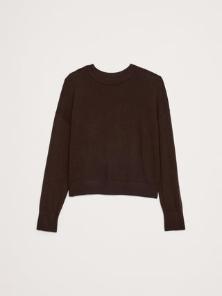 Sudadera Cuello Redondo de Lana Merino