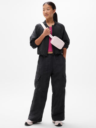 Pantalón Cargo con Cintura Elástica, Niña