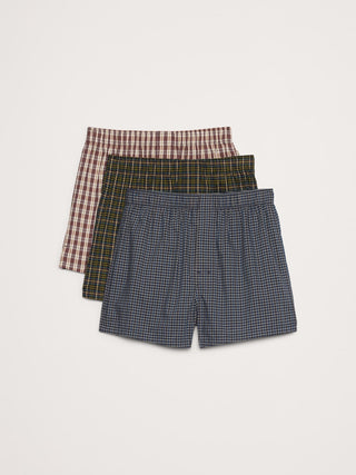 Paquete de 3 Bóxers con Estampado de Algodón