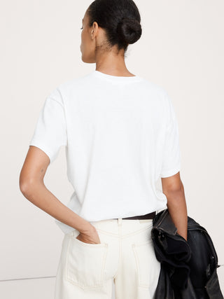 Camiseta Manga Corta de Algodón