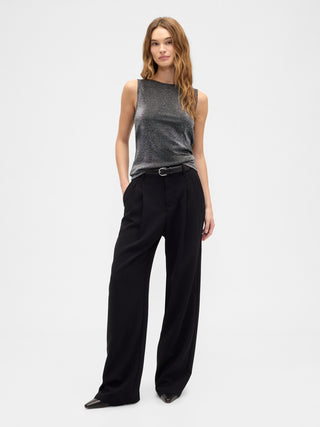 Camiseta sin Mangas Cuello Barco