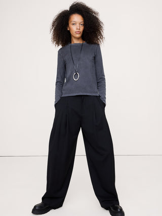 Camiseta Manga Larga de Algodón