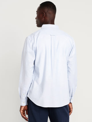 Camisa Manga Larga con Bolsillo de Algodón