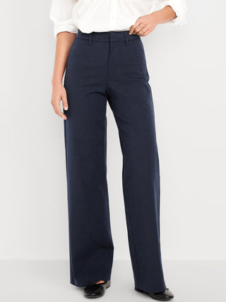Pantalones Súper Anchos Pixie De Cintura Alta.
