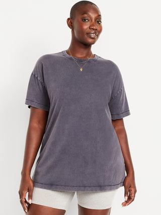 Oversized Cotton Short-Sleeved T-Shirt