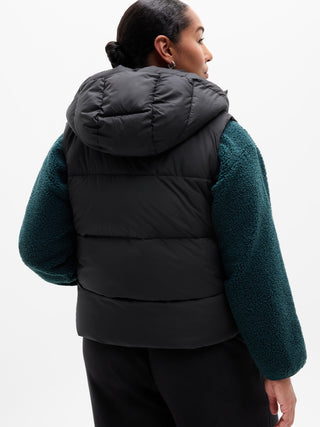 Chaleco Acolchado con Capucha Extraíble