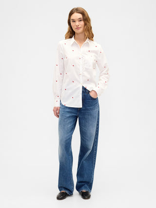 Camisa Manga Larga de Algodón