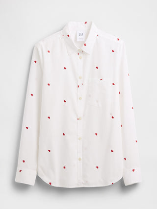 Camisa Manga Larga de Algodón