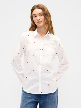 Camisa Manga Larga de Algodón