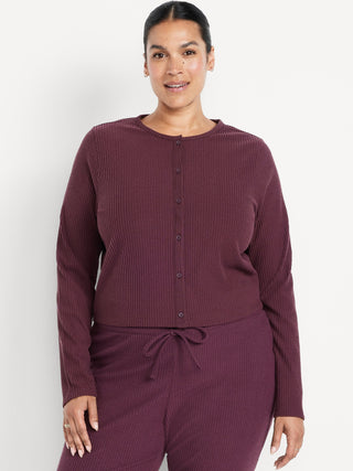 Cárdigan Cuello Redondo de Canalé