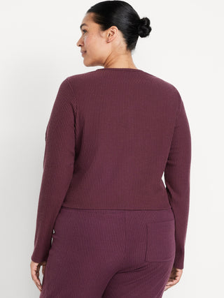 Cárdigan Cuello Redondo de Canalé