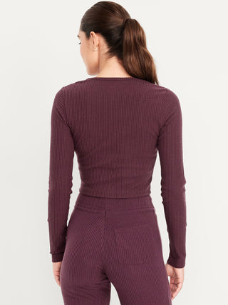 Cárdigan Cuello Redondo de Canalé