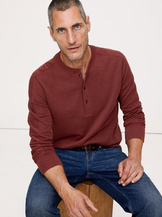 Camiseta Manga Larga de Punto con Botones