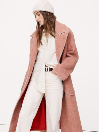 Camisa Oversize Manga Larga de Algodón