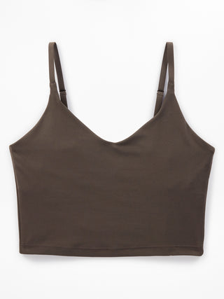 Sujetador Deportivo Cuello V con Logo