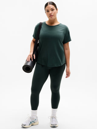 Camiseta Deportiva con Cuello Redondo