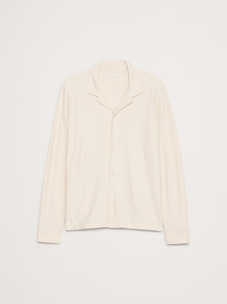 Camisa Manga Larga con Botones de Algodón