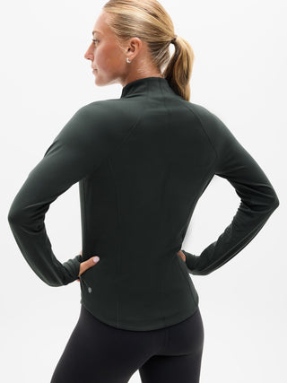 Salutation Chaqueta Deportiva con Zipper y Bolsillos