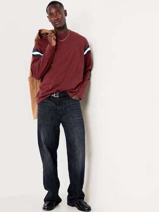 Camiseta Manga Larga con Detalle Rayas