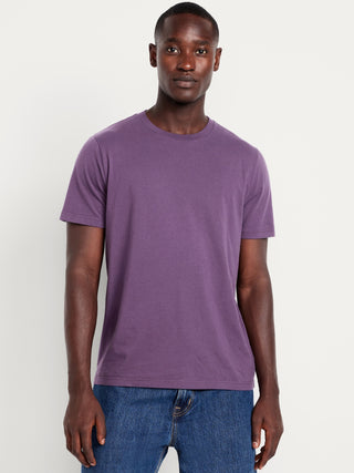 Camiseta Manga Corta Cuello Redondo de Algodón