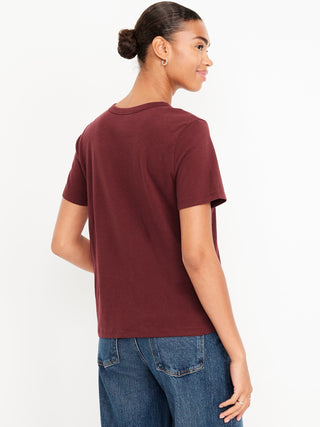 Camiseta Manga Corta con Detalle Logo