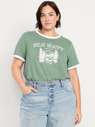 Camiseta Manga Corta con Detalle Logo