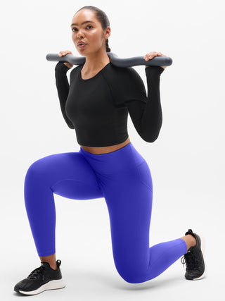 Legging Talle Alto Largo 7/8 con Bolsillos