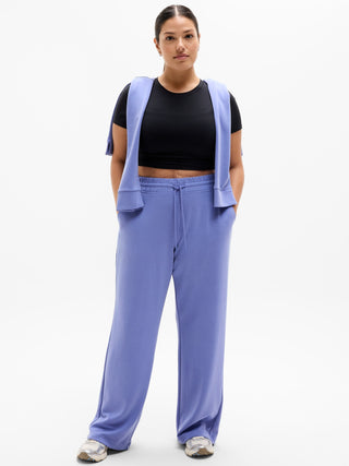 Pantalón Recto Talle Medio con Bolsillos