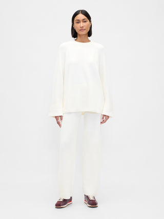 Pantalón Talle Medio con Cintura Elástica