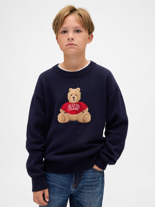 Sudadera Cuello Redondo con Oso Brannan, Niño