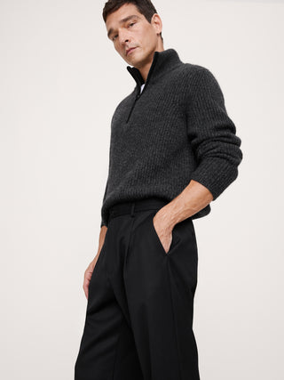 Pantalón con Cintura Elástica Detalle Plisado