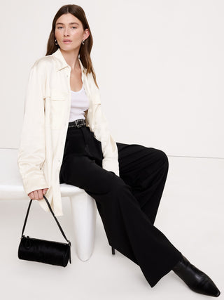 Camisa Manga Larga con Bolsillos Delanteros