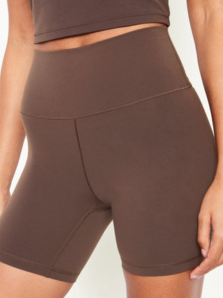 Short Deportivo Talle Alto con Cintura Elástica