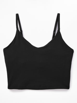 Sujetador Deportivo Cuello V con Logo