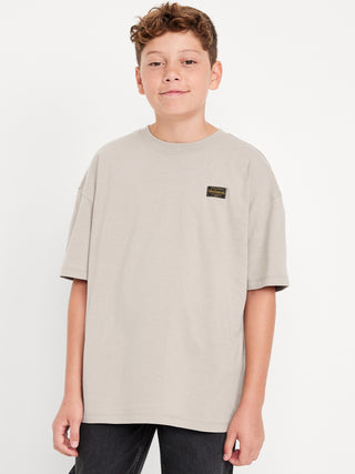 Camiseta Oversize Manga Corta con Estampado, Niño
