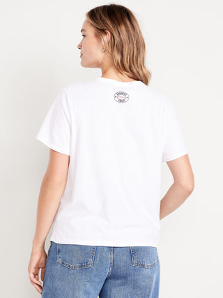 Camiseta Manga Corta con Detalle Gráfico