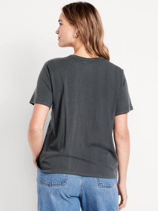 Camiseta Manga Corta con Detalle Logo