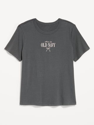 Camiseta Manga Corta con Detalle Logo