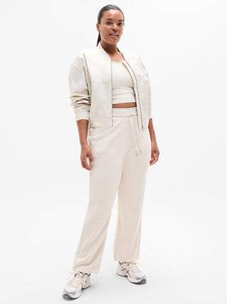 Pantalón Talle Medio con Cintura Elástica