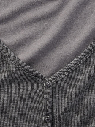 Cárdigan de Canalé con Detalle Botones