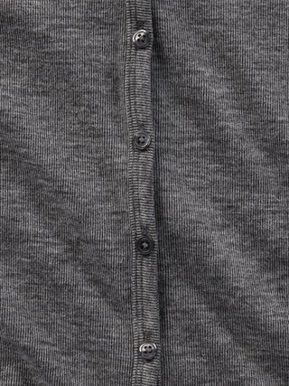 Cárdigan de Canalé con Detalle Botones