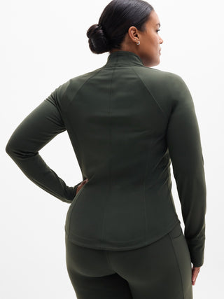 Salutation Chaqueta Deportiva con Zipper y Bolsillos