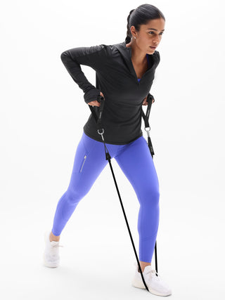 Sudadera Deportiva con Capucha y Media Cremallera