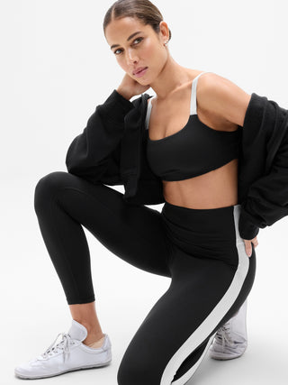 Sujetador Deportivo con Tirantes Brillantes