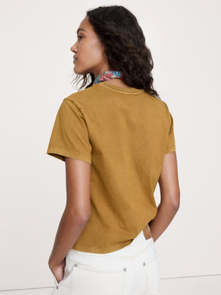 Camiseta Manga Corta de Algodón