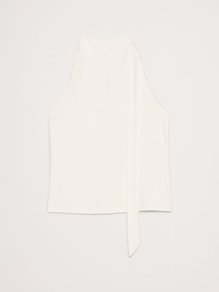 Blusa Cuello Tipo Bufanda de Satén